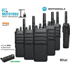 Motorola Mototrbo R7a 6-pack bundle