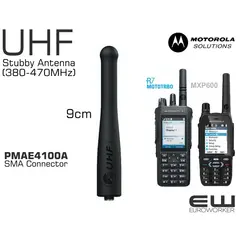 Motorola PMAE4100A
9cm Stubby
SMA kontakt Tetra antenne
MXP600
