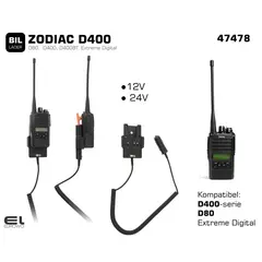 Zodiac D400/D300 Billader 12/24V (47478)