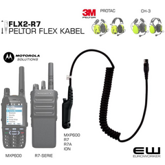 Peltor FLX2-R7 kabel til Motorola R7 & MXP600