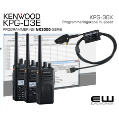 Programmeringskit Kenwood NX-3000 serie (KPG-36X, KPG-D3E)
