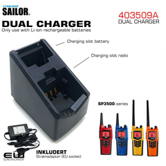Sailor SP3500 Dual Charger Kit - 403509A