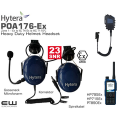 Hytera POA176-Ex Atex Industry Helmet Headset (HP795-Ex, HP715-Ex)