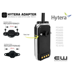 RSTUDHYTERA31 RSTUDHYTERA40 - Hytera Klick Fast Adapter (31mm og