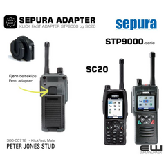 Sepura Klick Fast Adapter (STP9000, SC20) -  300-00718