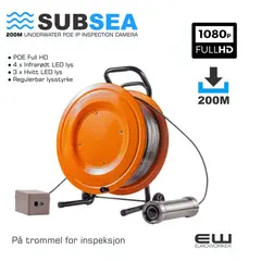 SUBSEA UNDERWATER POE IP INSPECTION CAMERA