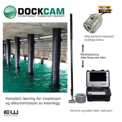 Portabelt Video Kit for inspeksjon av havner og kaianlegg