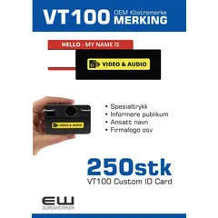 Motorola VT100 Custom ID Card