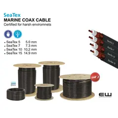 ● SeaTex 5 	     5.0 mm
● SeaTex 7	      7.3 mm
● SeaTex 10	  10,2 mm
● SeaTex 15	  14,9 mm