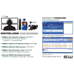 TRBONet VR1001 - Kontrollrom - Standalone Windows PC Voice Recording