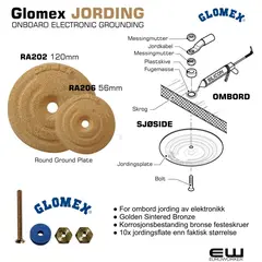 ra-202 og ra-206 - Glomex JORDING - ONBOARD ELECTRONIC GROUNDING -