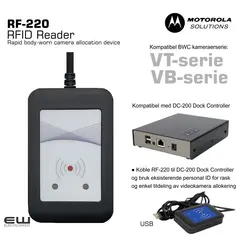 Motorola RF-220 RFID Reader (DC-220 Controller, VT- & VD- kameraserier)