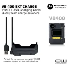 Motorola VB400 USB Charging Cable (VB400-EXT-CHARGE)