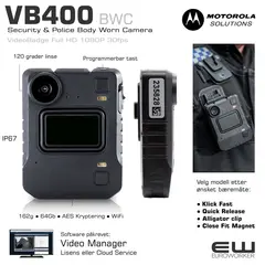 Motorola VB400 BWC - Security & Police Body Worn Camera
