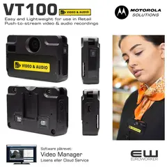 Motorola VT100 - Lett kroppskamera for bruk i servicesektoren