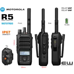 Motorola Mototrbo R5 LKP (Display, UHF, VHF, IP67)