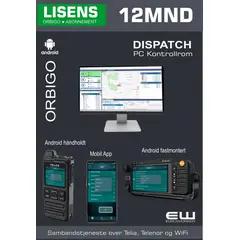 Orbigo POC Dispatch - PC eller Cloudbasert POC Kontrollromfunksjon