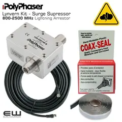 Lynvern Kit - Surge Supressor  - 800-2500 MHz Lightning Arrestor