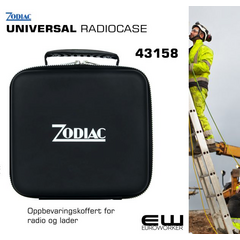 Zodiac oppbevaringskoffert
    Universal koffert med plass til radio, batteri, lader, antenne og tilbehør.