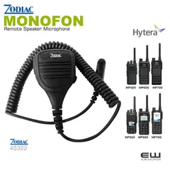 Zodiac Monofon til Hytera HP5, HP6, HP7-serie