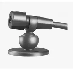 ArticleNo/ P/N: 270000034
Radiotype: DM1000, DM2000, DM4000, MTM5x00, MTM800, MXM600
DM 8300 F Miniature Hands-Free Microphone
Very small hands-free microphone providing a very discreet installation. Mounting base for fitting on steering column, dash board, roof, sun visors or door edging. riction-mounted microphone unit for stepless direction adjustment. High-sensitivity built-in electret cartridge with amplifier. Voltage supply 9 - 15 V DC when connected as shown in the diagram below. Supplied with 4 m cable terminated with a 3.5 mm plug. Clip-on for breast pocket or chest band included.