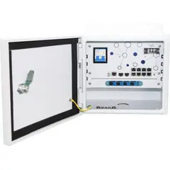 Prefabriktert IP66 Outdoor Cabinet (Mediaconverter og PoE Switch 200W)