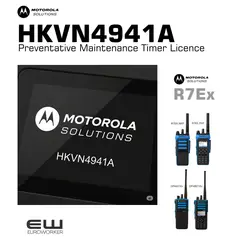 Motorola HKVN4941A Preventative Maintenance Timer Licence