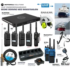 Komplett UHF Ombordsamband med Motorola MOTOTRBO SLR5500 Basestasjon