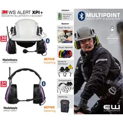 3M Peltor WS Alert XPI+ Multipoint Bluetooth Headset_MRX21P3E3WS6    MRX21A3WS6_euroworker