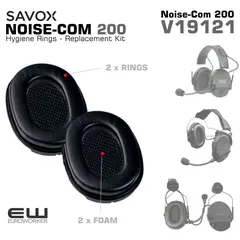 Savox V19121 - Hygienesett for NOISE-COM 200 (NC200)_euroworker