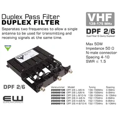 Procom DPF 2/6 VHF Duplex Filter 160MHz båndet - (138-175MHz)