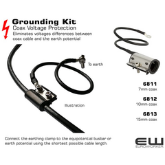 Grounding Kits for Coax Cable (Voltage difference protection)