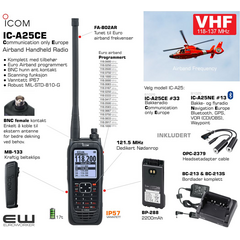 Icom IC-A25CE #33 VHF Airband Handheld Radio