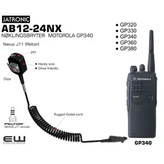 Jatronic AB12-24NX NØKLINGSBRYTER MOTOROLA GP340

● GP320
● GP330
● GP340
● GP360
● GP380