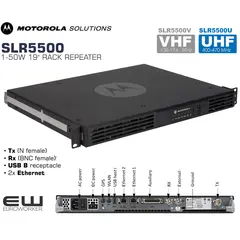 Motorola MOTOTRBO SLR5500 50W VHF & UHF Repeater - MDR10JCGANQ1AN - MDR10QCGANQ1AN