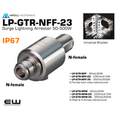 McGuill Microwave LP-GTR-NFF-23  Surge Lightning Arrester 50-500W