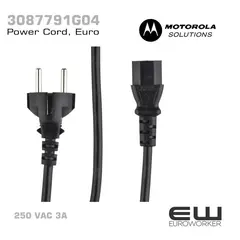 Motorola Power Cord Rekkealder EU - 3087791G04