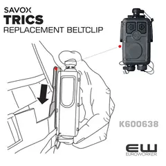 Savox Trics Replacement Belt Clip K600638
