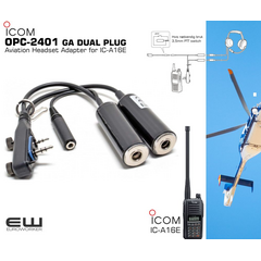 Icom OPC-2401 GA DUAL PLUG for IC-A16E