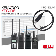 Kenwood KPG-D6 og KPG-22UM  USB Programmerings Kit  (NX1000-serie pog PKT-300e