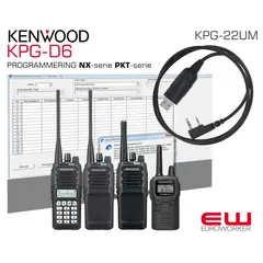 Kenwood KPG-D6 og KPG-22UM  USB Programmerings Kit  (NX1000-serie pog PKT-300e