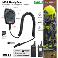 MSA HandyCom MSA PTT Adapter & Monofon for Motorola R7-serie
