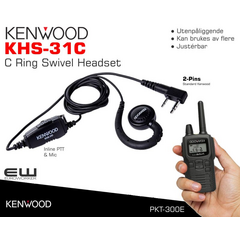 Kenwood KHS-31C  C-Ring 1-Wire Hodesett (PKT-300E)