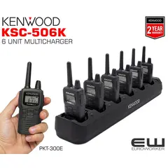 Kenwood KSC-506K 6 UNIT MULTICHARGER