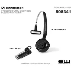Sennheiser Presence Grey Bluetooth Headset