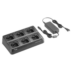 6 way charger. Charges up to six BP-279 battery packs in 2.5 hours (approx.) (inc. six x AD-130 & BC-157S)