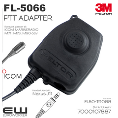 Peltor PTT adapter FL5066 (Icom M71, M72, M73 M90)