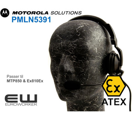 Motorola Headset til MTP810Ex Tetra (Atex) -  PMLN5391A