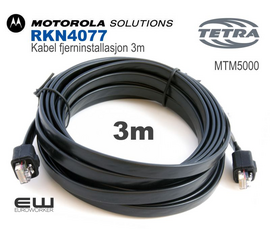 Motorola 3m kabel fjerninstallasjon (RKN4077) (MTM5000)