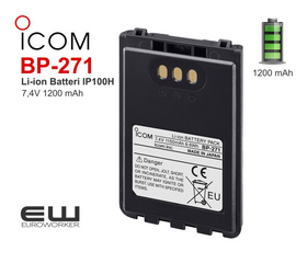 Icom BP-271 - batteri til IP100H Radio